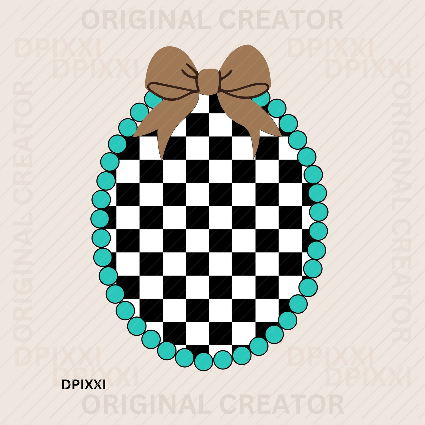 Turquoise Frame Digital Art Download #411