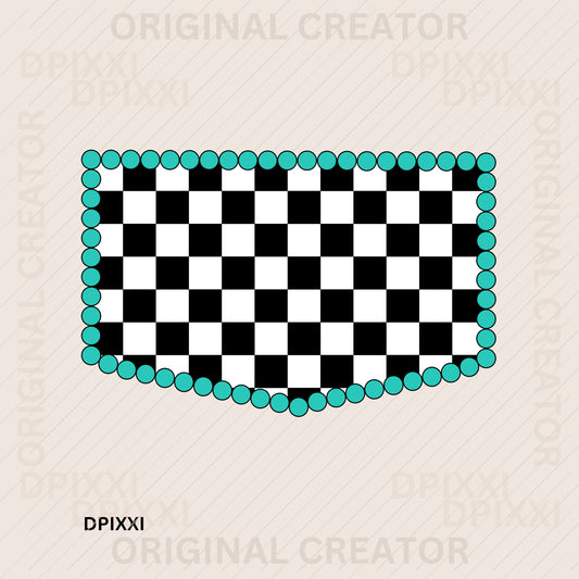 Turquoise Frame Digital Art Download #448
