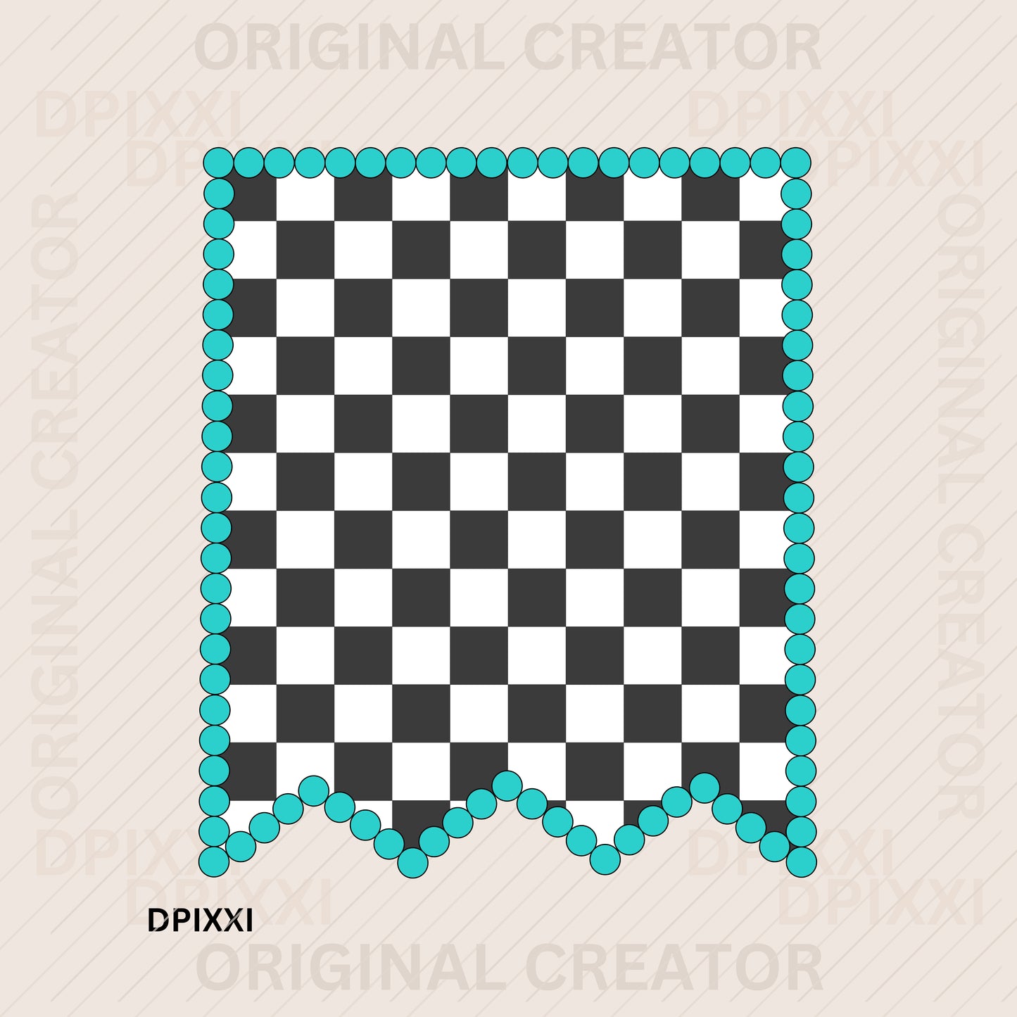 Turquoise Frame Digital Art Download #453