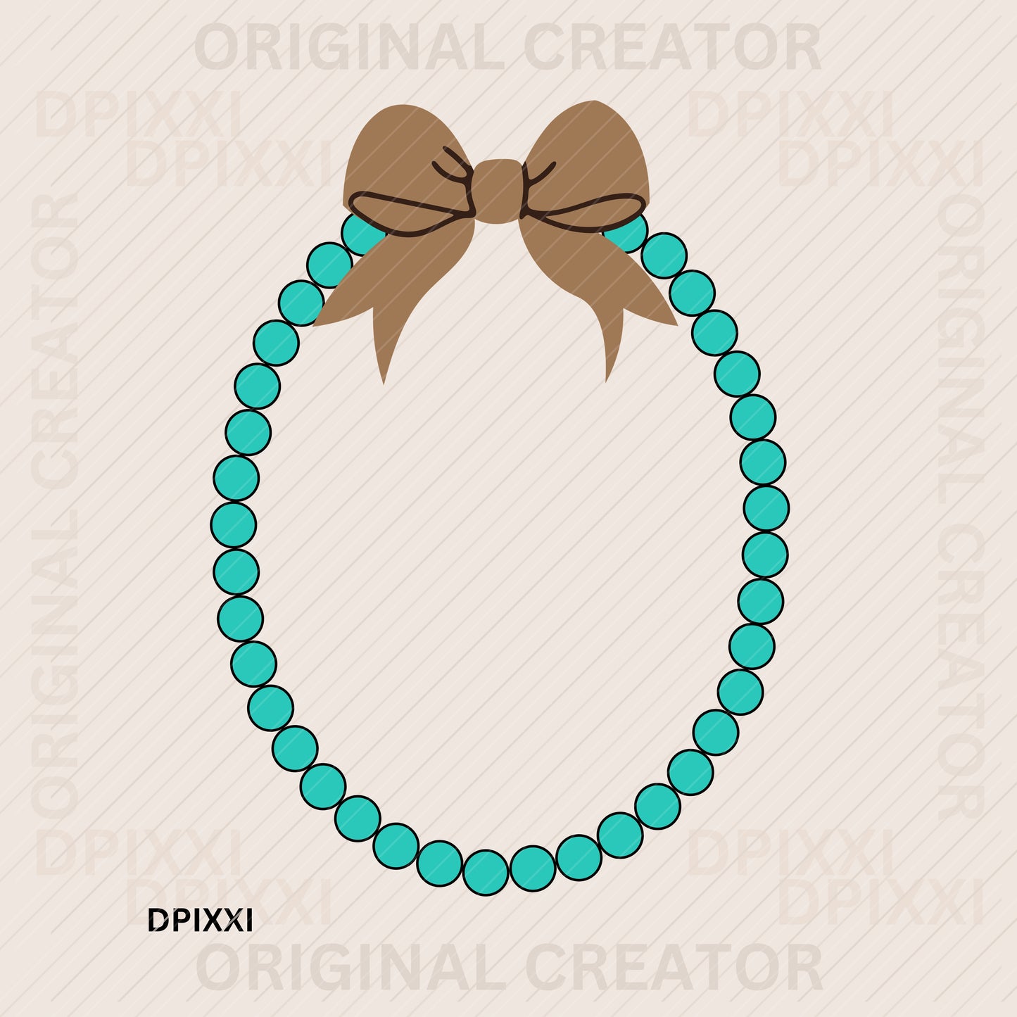 Turquoise Frame Digital Art Download #412