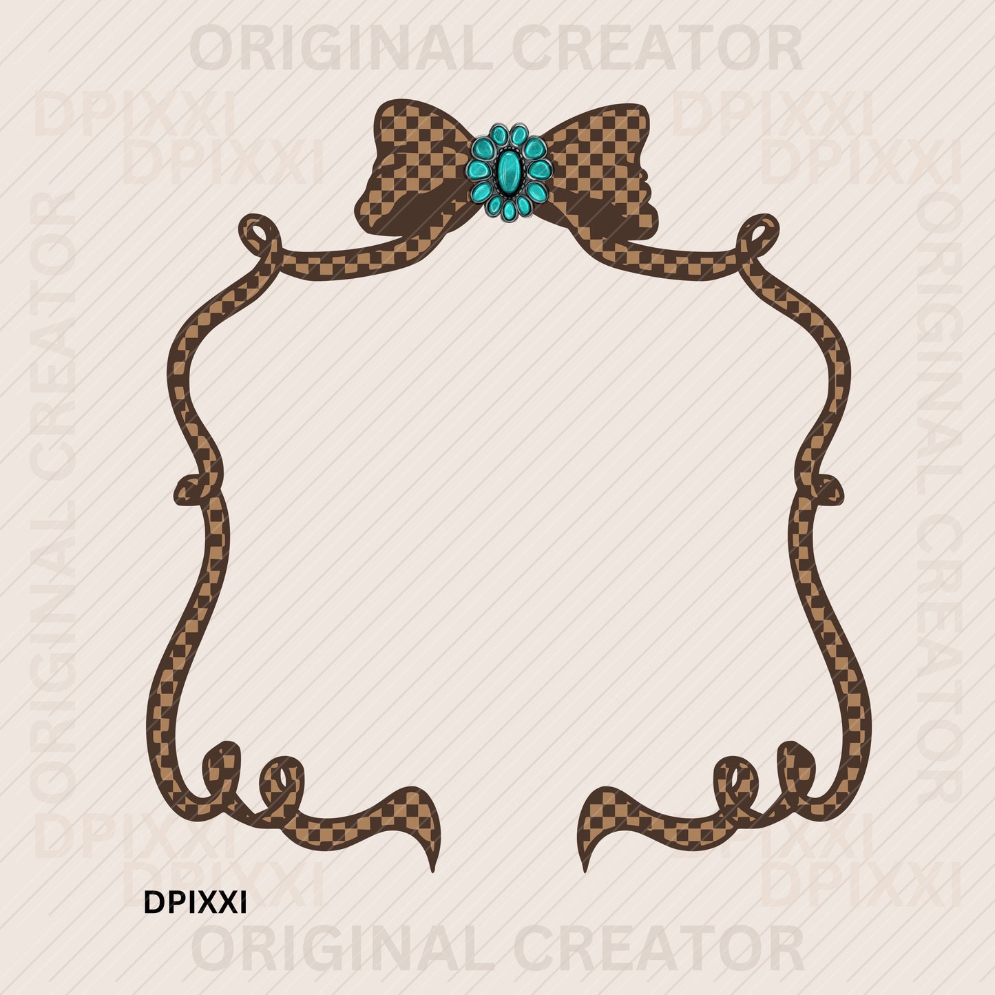 Bow Frame Digital Downloa #357