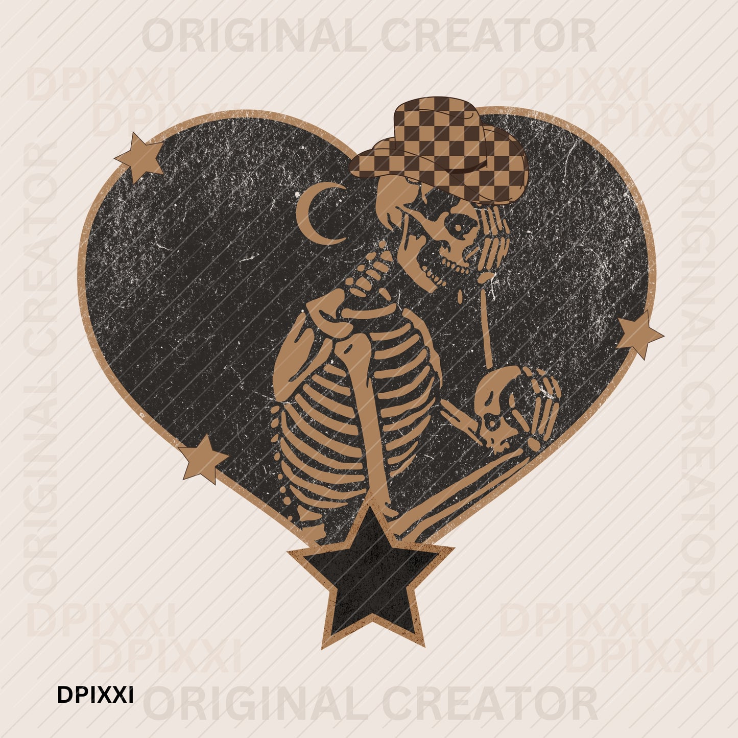 Western Skeleton Cowboy #176