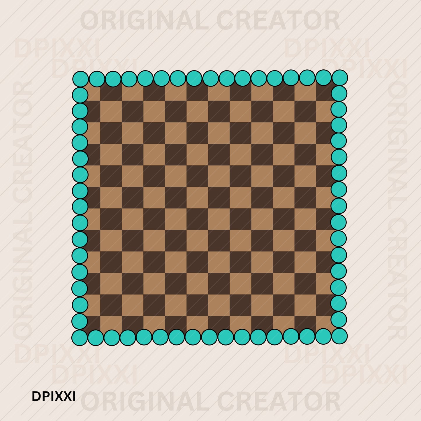 Checker Pattern Printable Art Frame Download #114