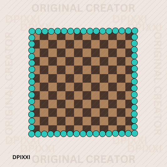 Checker Pattern Printable Art Frame Download #114