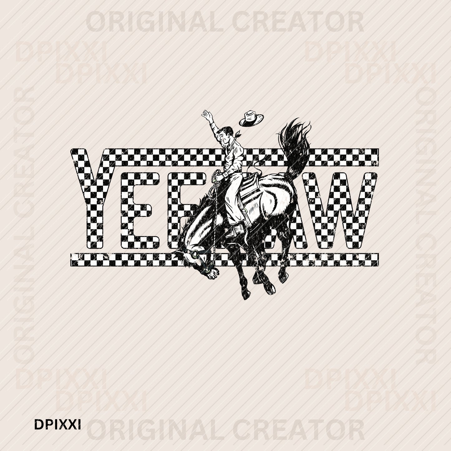 Yeehaw Western Cowboy Digital Art #88