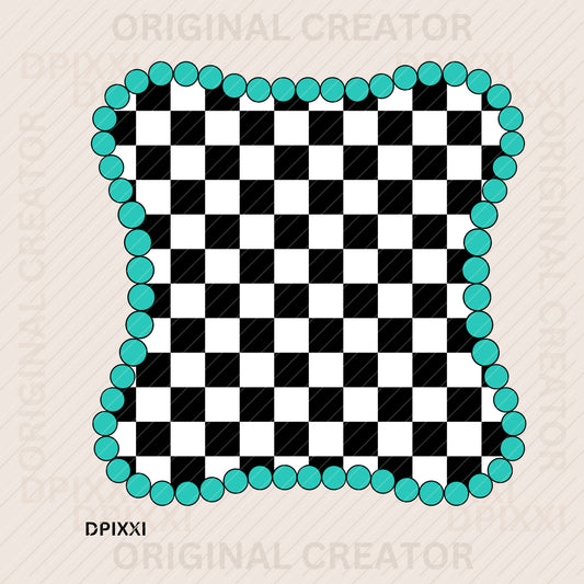 Turquoise Frame Digital Art Download #429