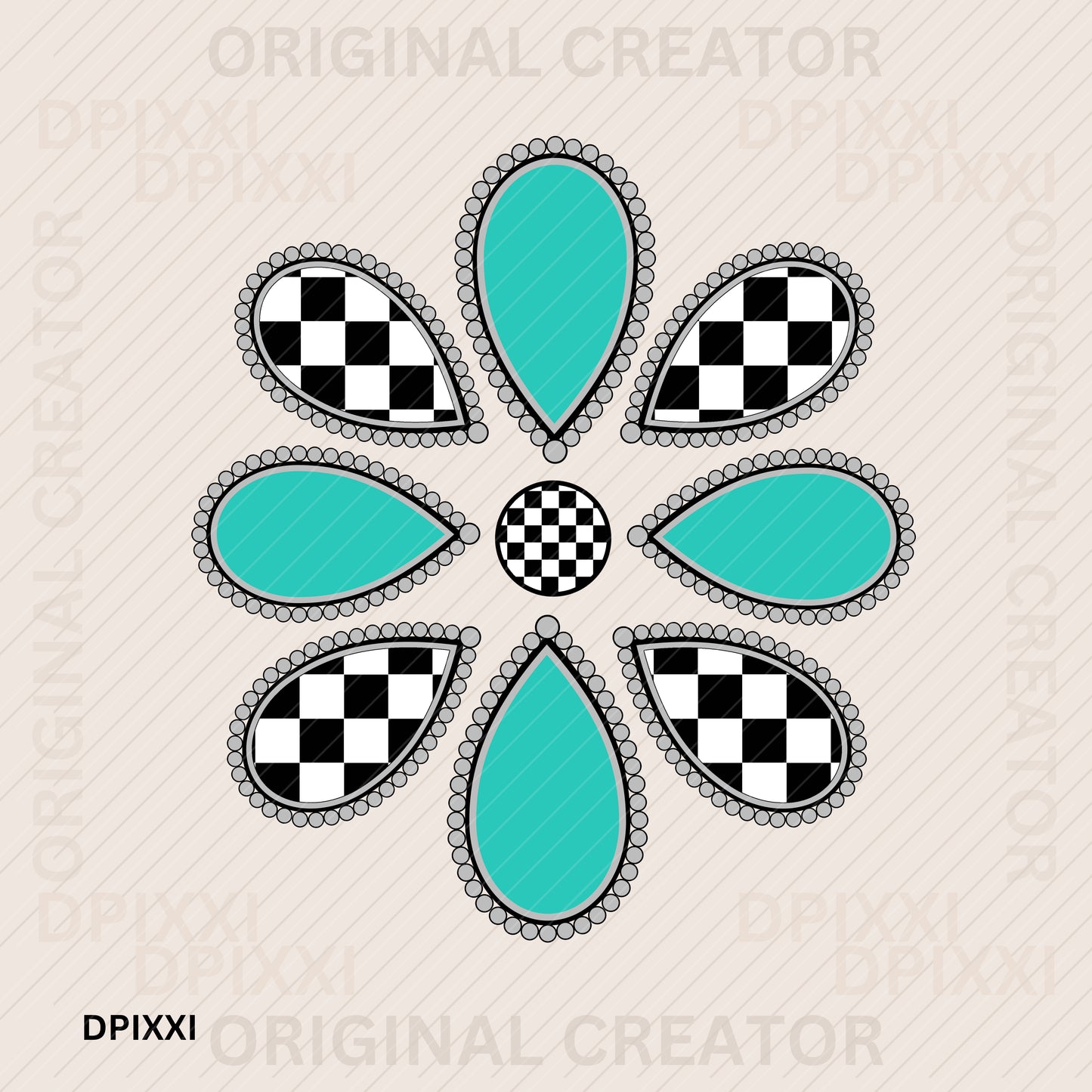 Turquoise Gemstone Digital Download #338