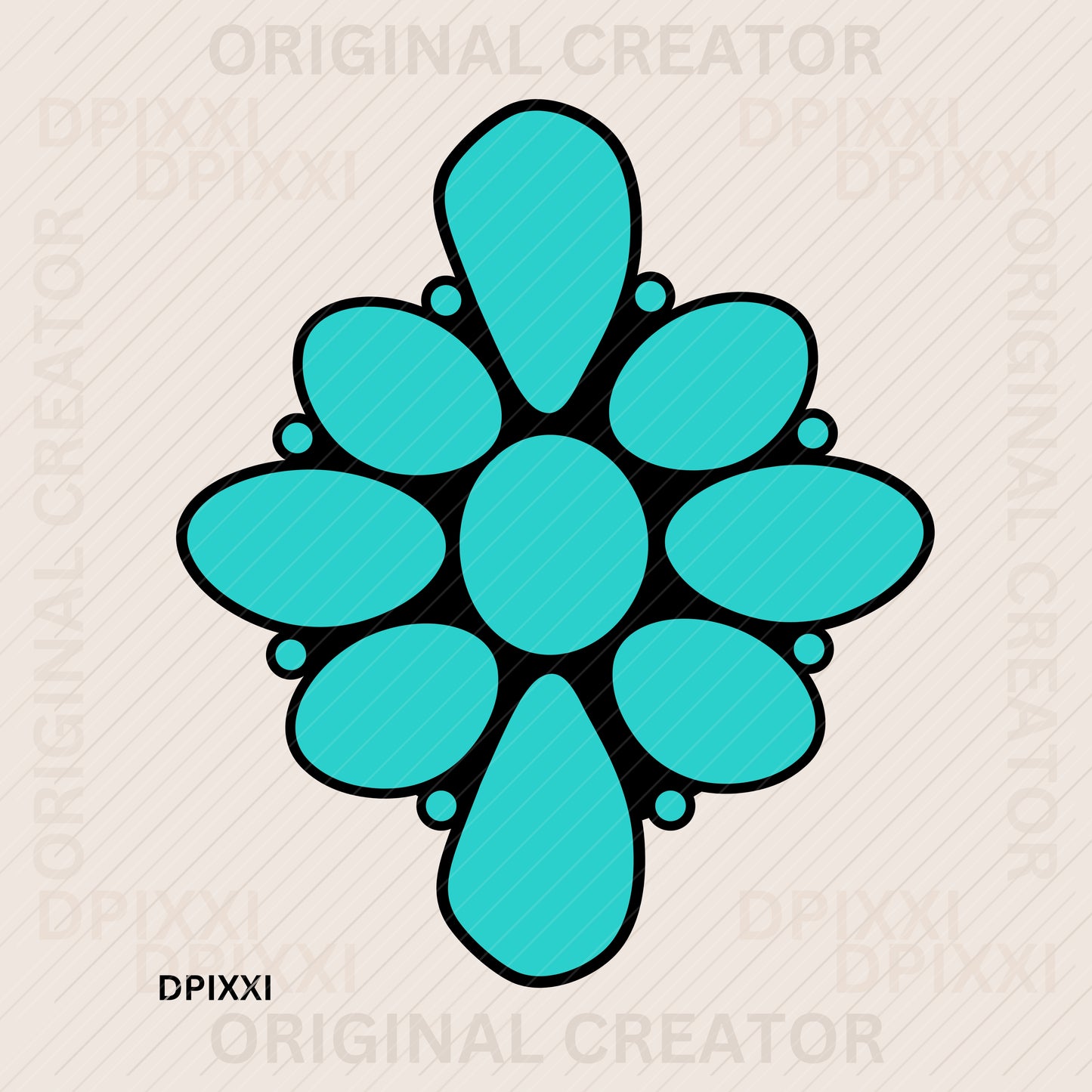Turquoise Gemstone Digital Download #339