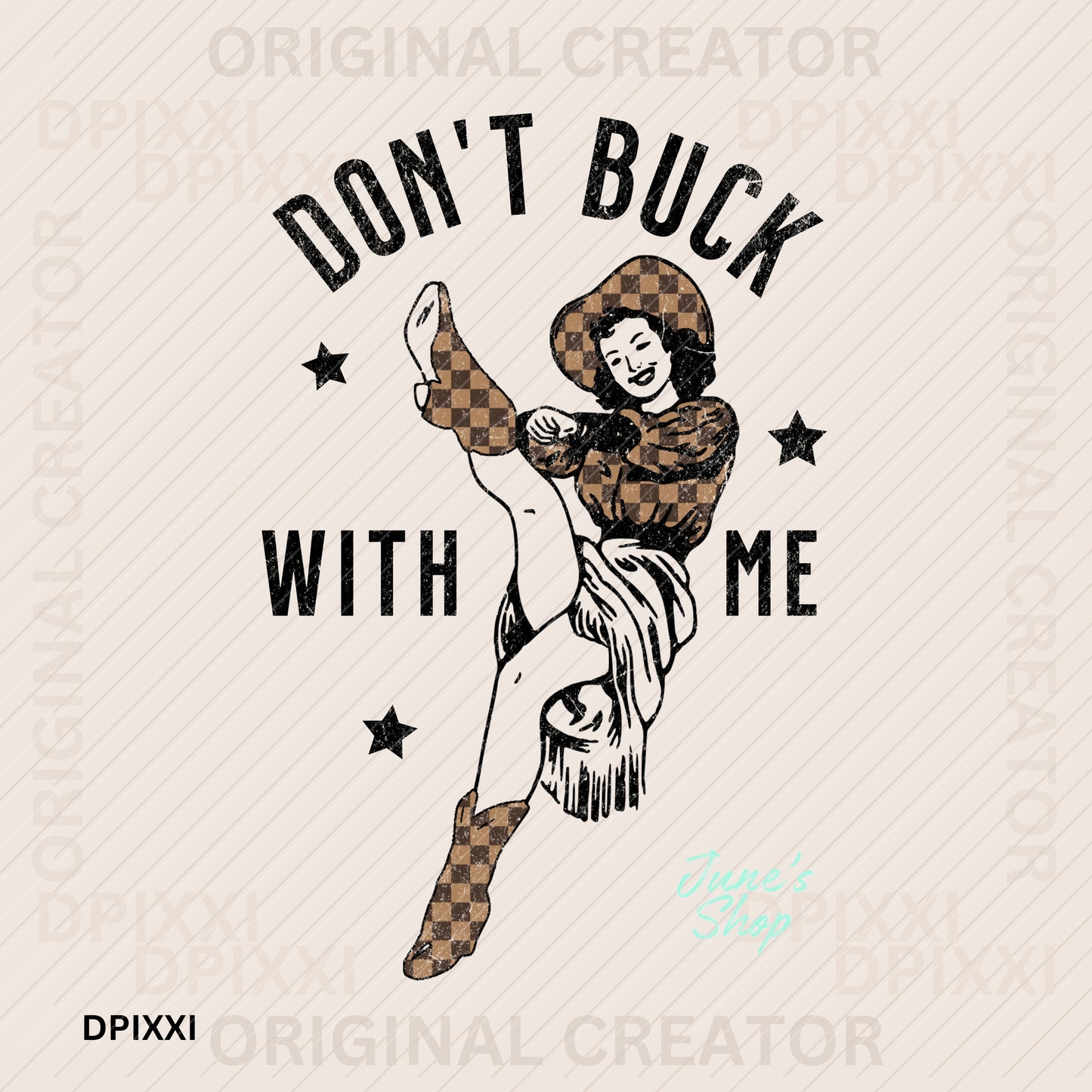 Cowgirl Boots Wall Decor | Don't Buck With Me #61