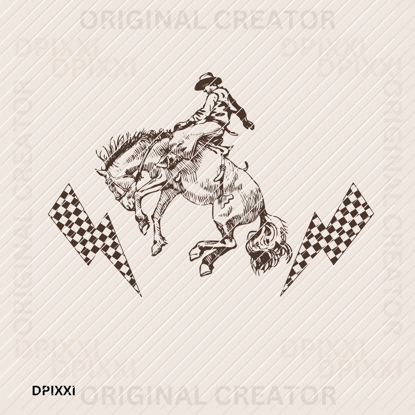 Thunder Cowboy Digital Art #166