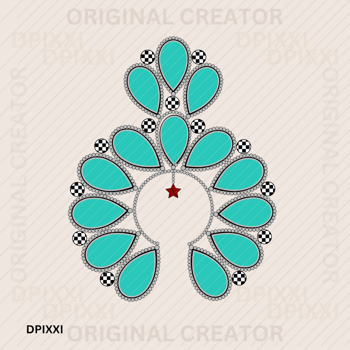 Turquoise Gemstone Digital Download #340