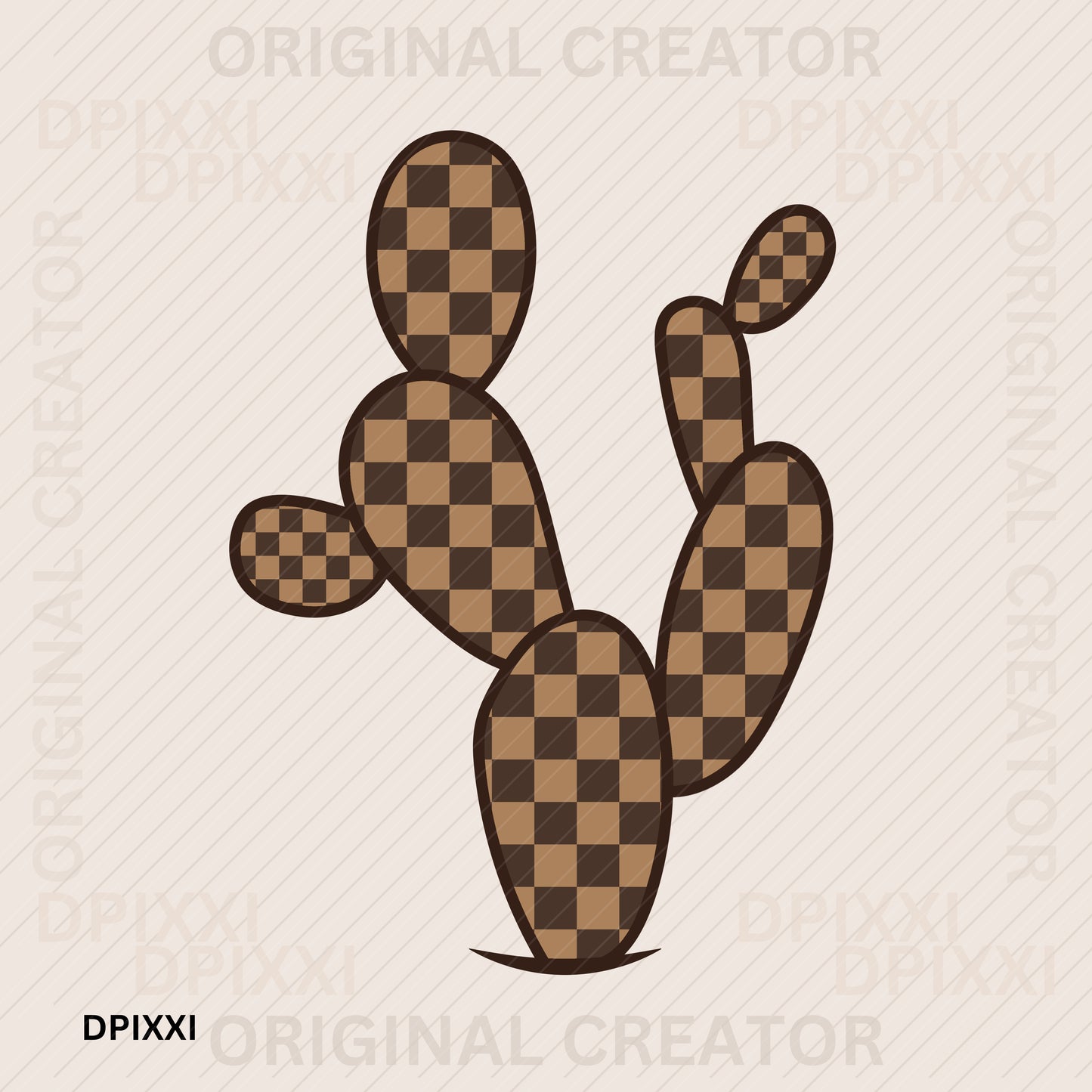 Checker Pattern to a Cactus #23