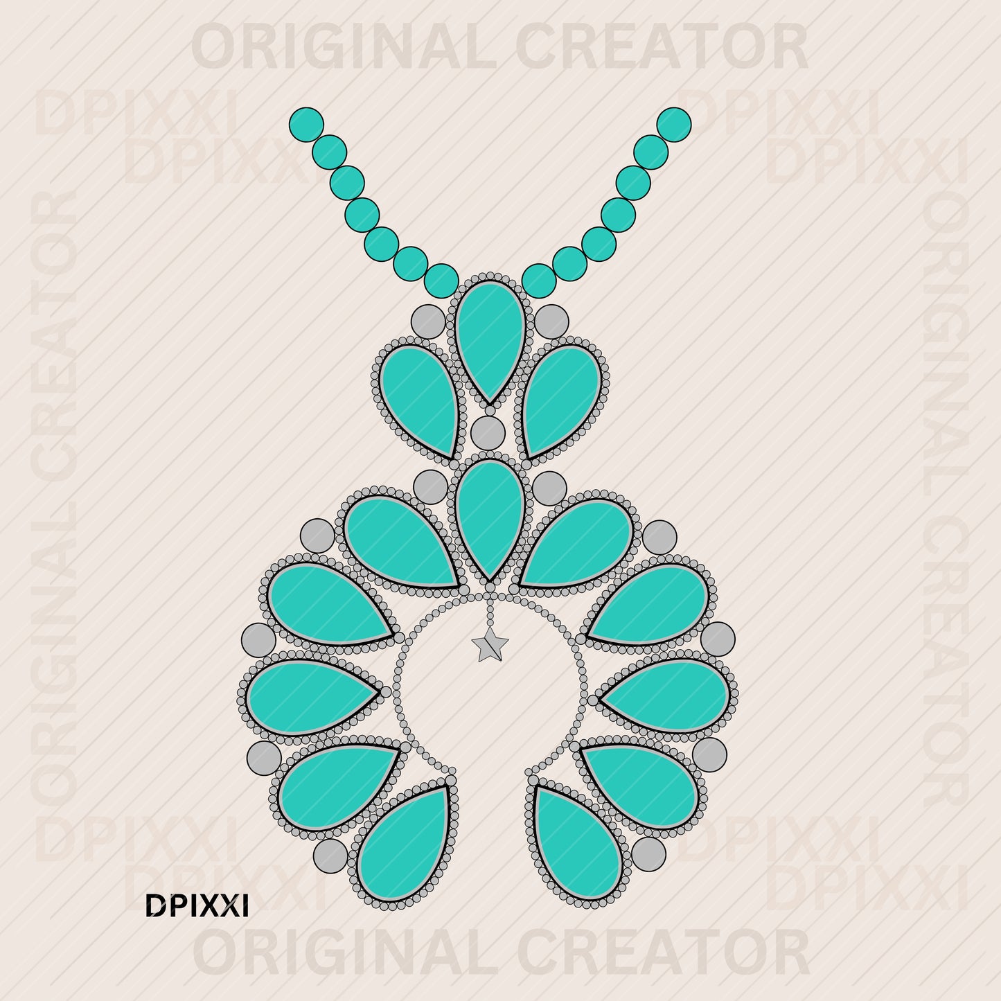 Turquoise Gemstone Digital Download #340