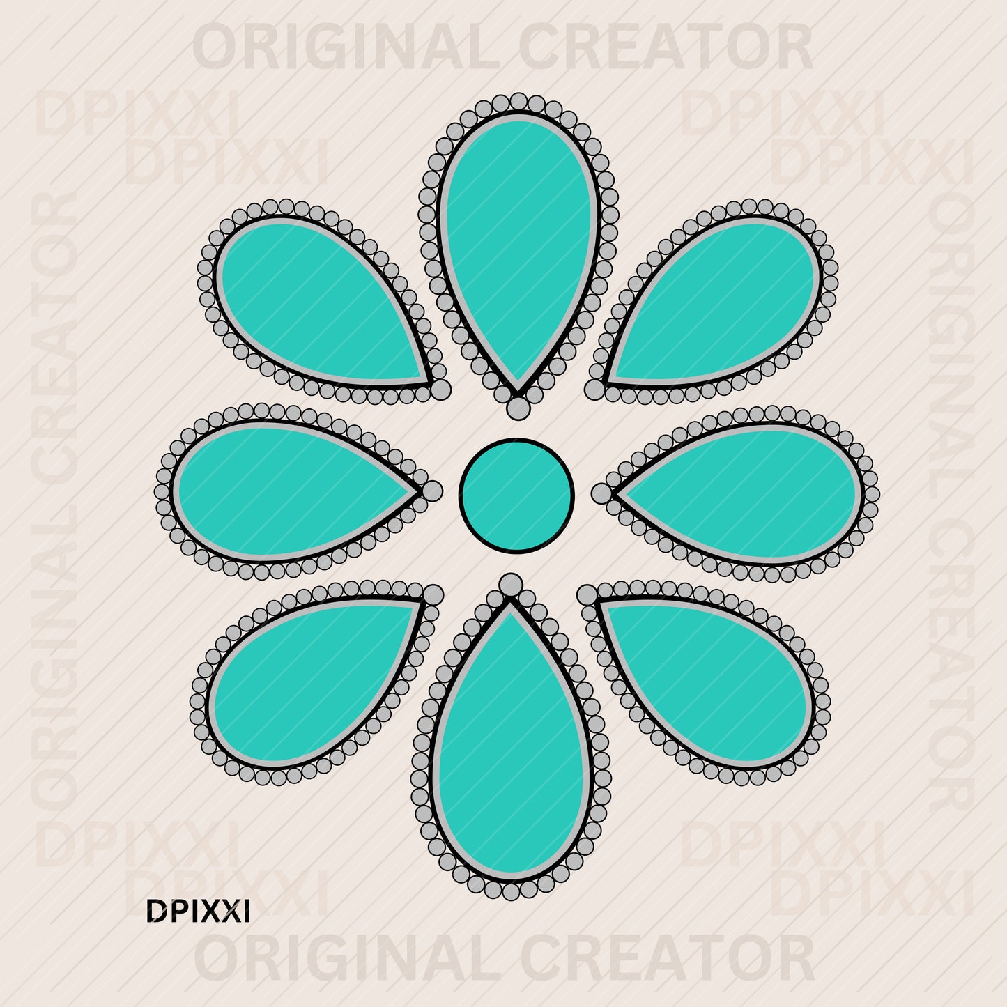 Turquoise Gemstone Digital Download #338