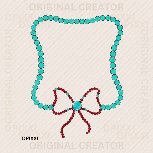 Turquoise Frame Digital Art Download #428