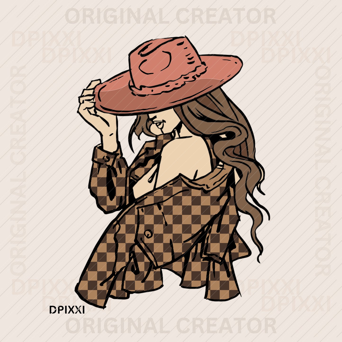Cowgirl Cowboy Poster Print #125