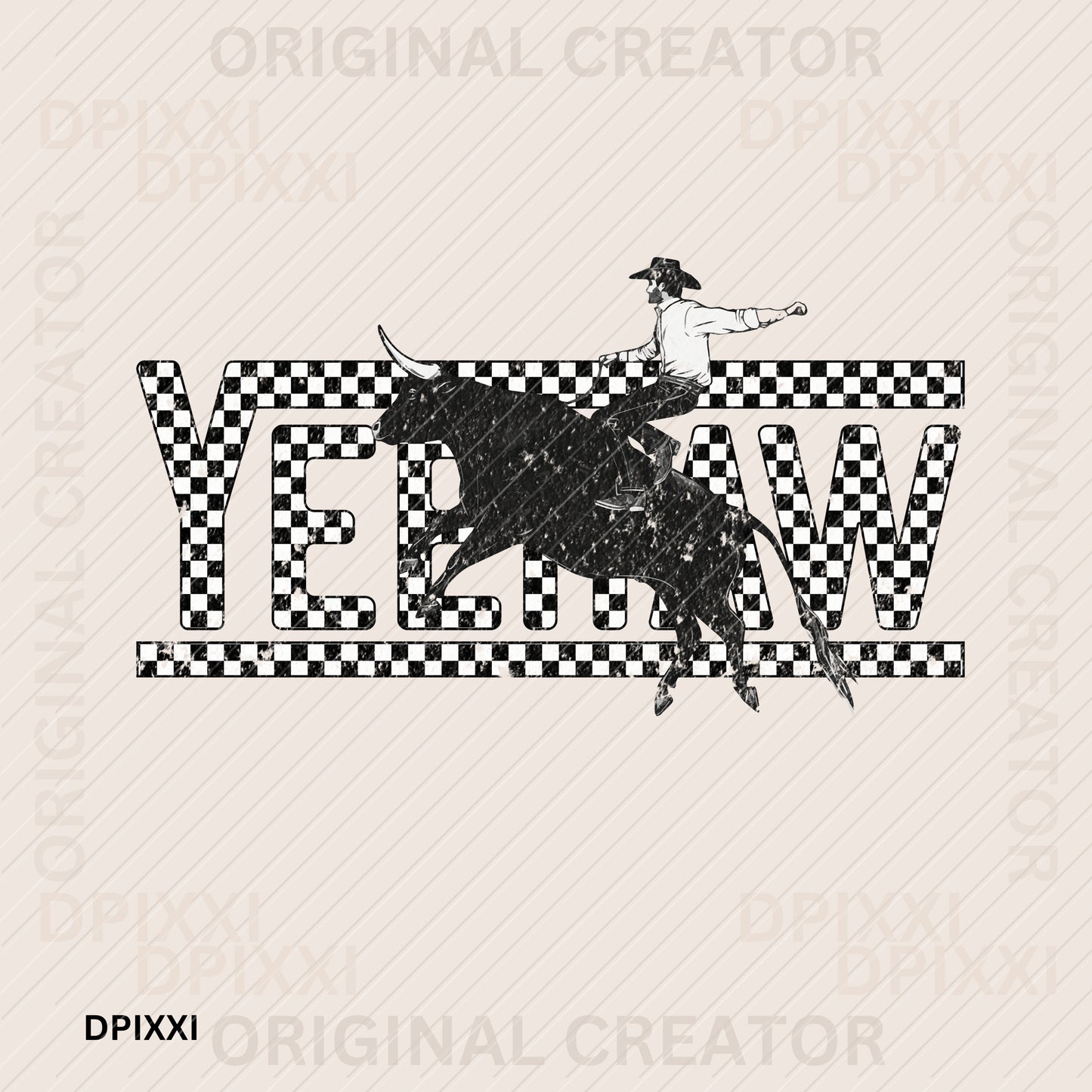 Yeehaw Western Cowboy Digital Art #88