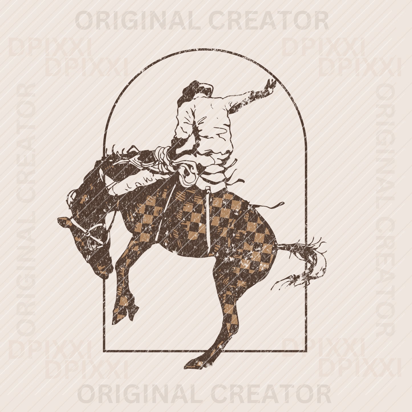 21 Bundle Checker Horse Cowboy