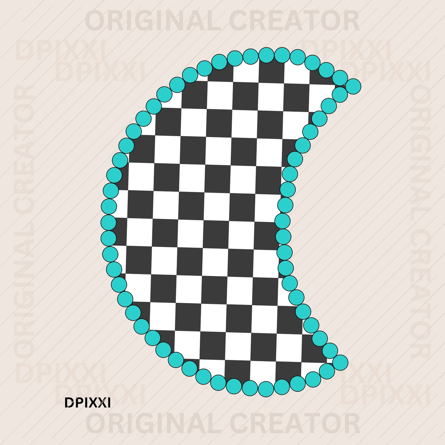 Turquoise Frame Digital Art Download #465