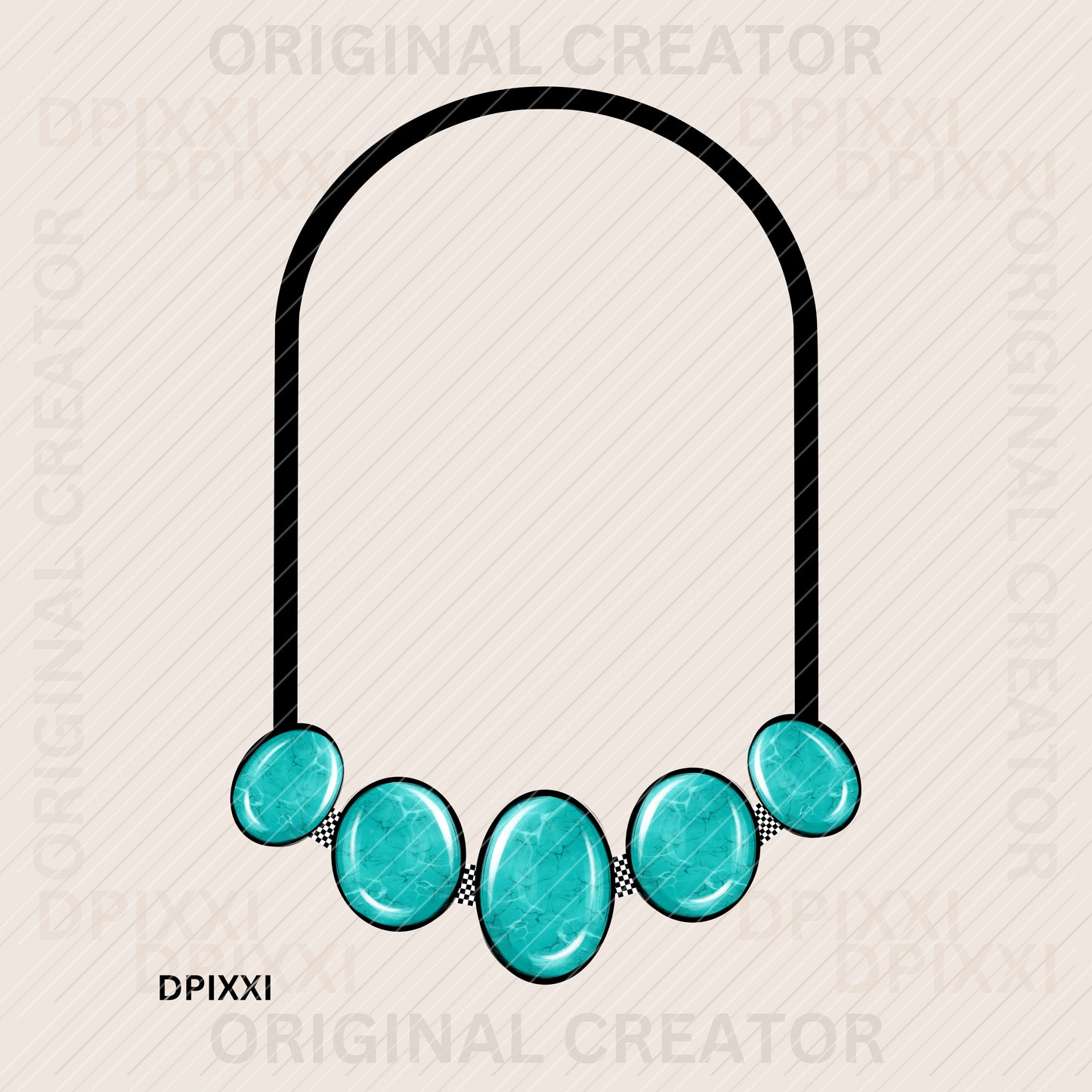 Turquoise Frame Digital Art Download #410