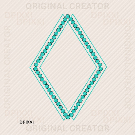 Turquoise Frame Digital Art Download #420