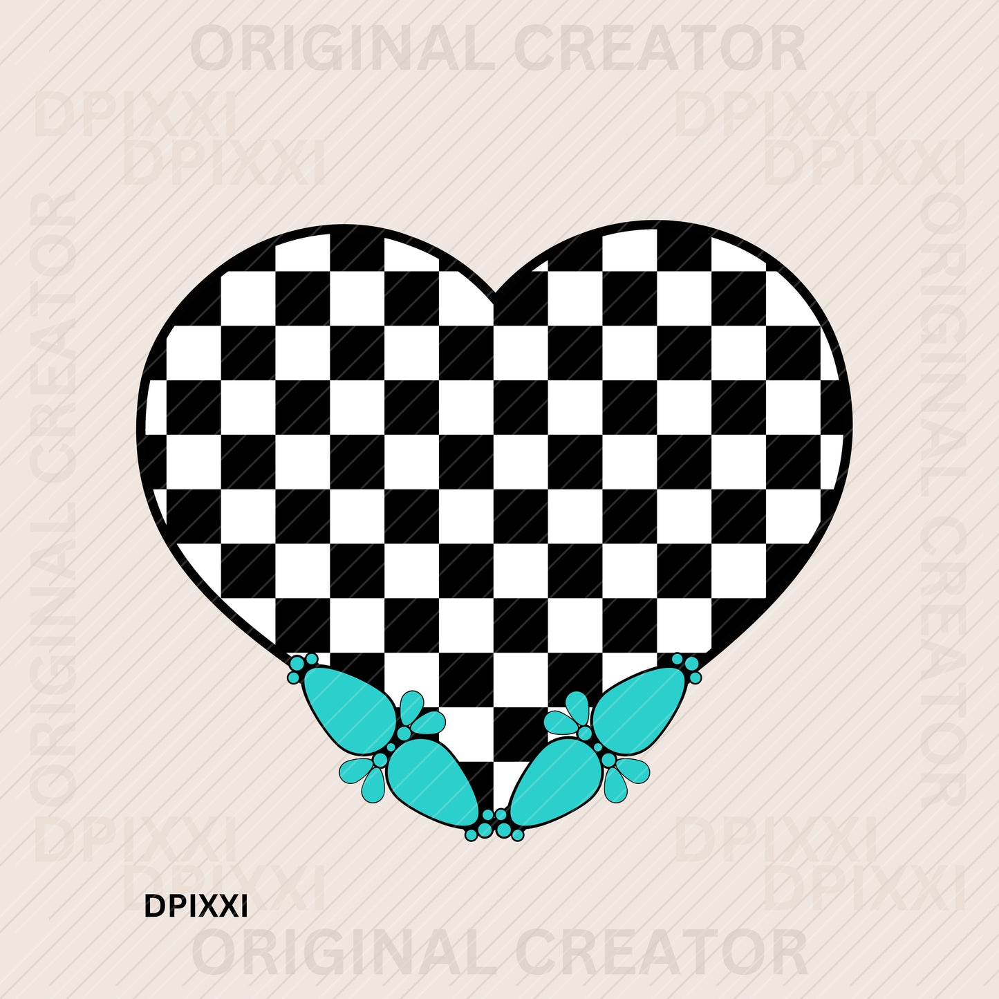 Turquoise Frame Digital Art Download #393