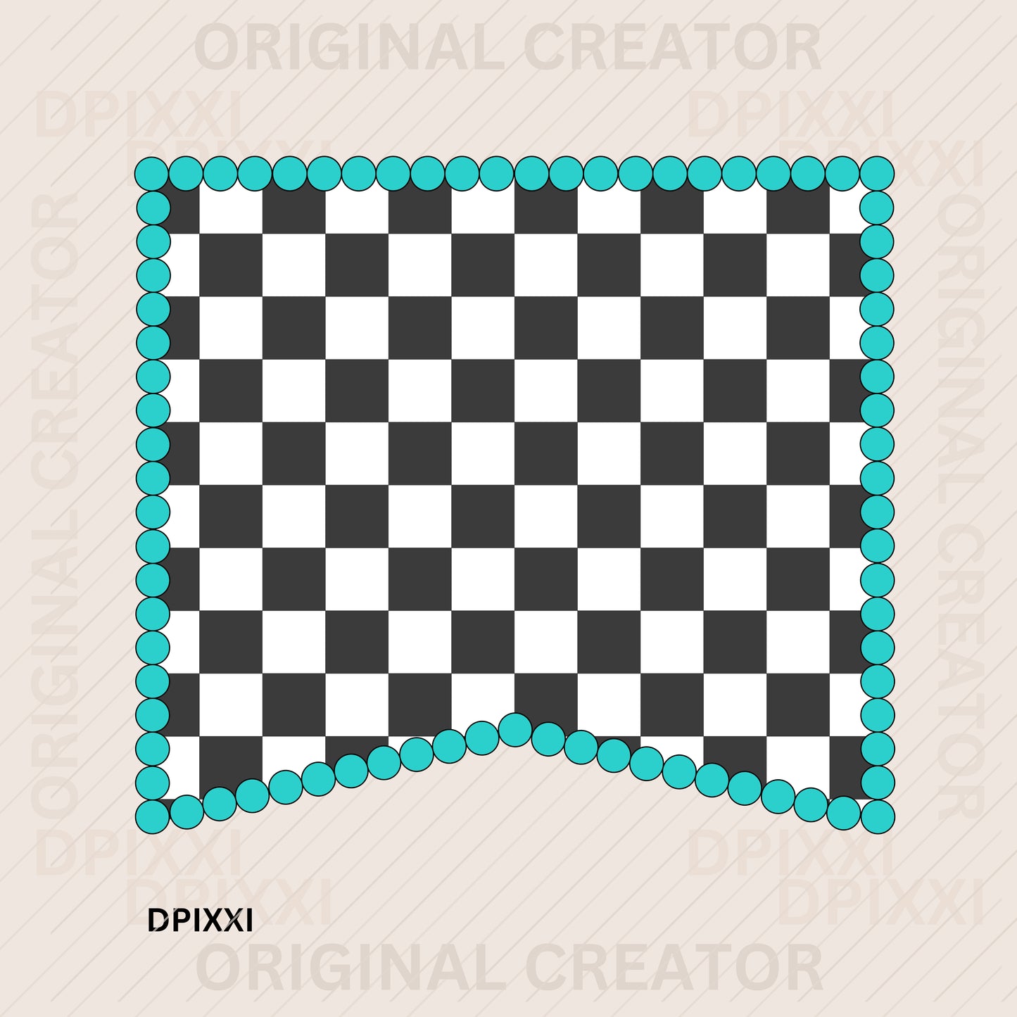 Turquoise Frame Digital Art Download #452