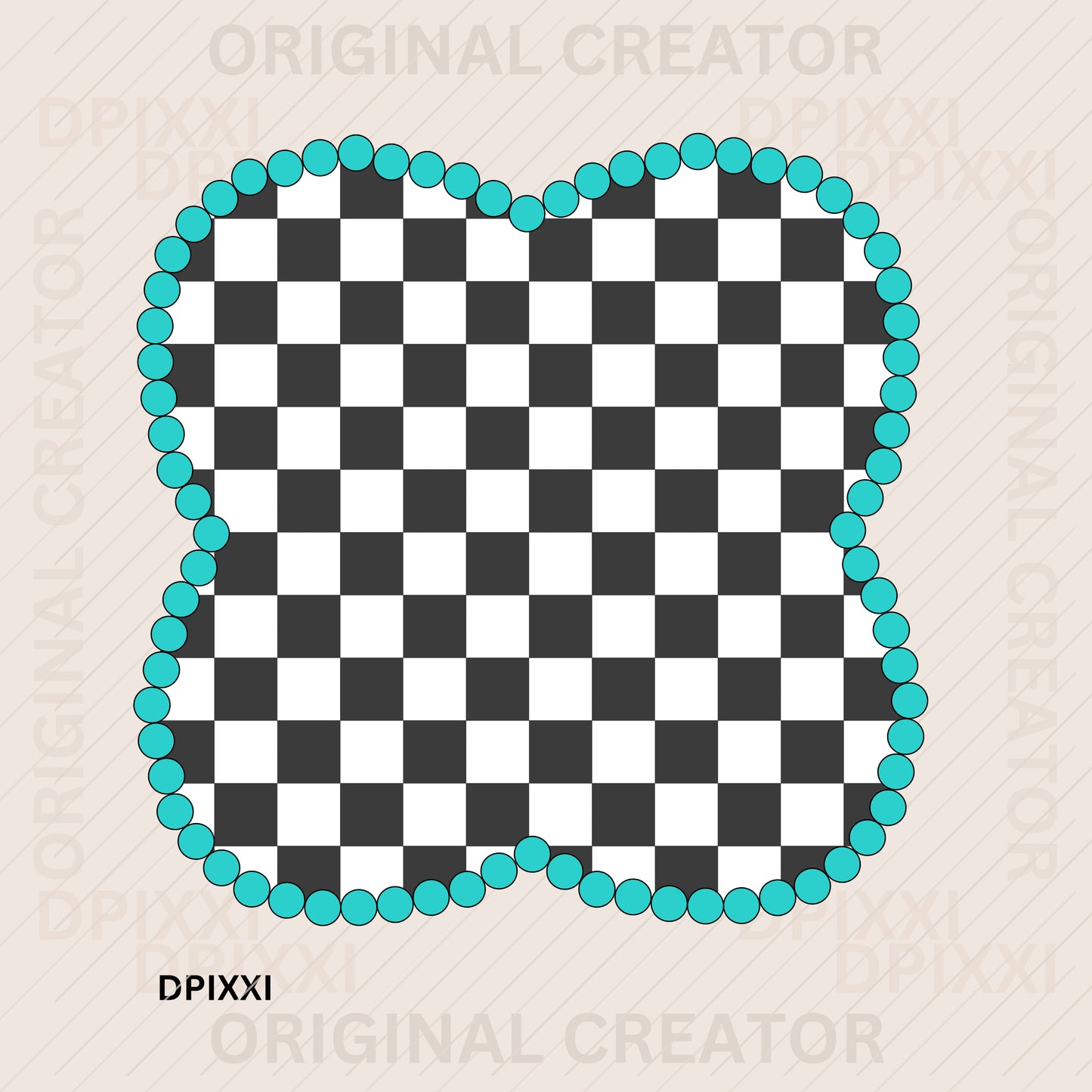Turquoise Frame Digital Art Download #456