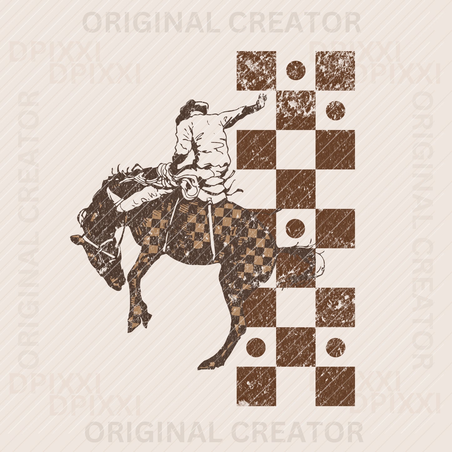 21 Bundle Checker Horse Cowboy