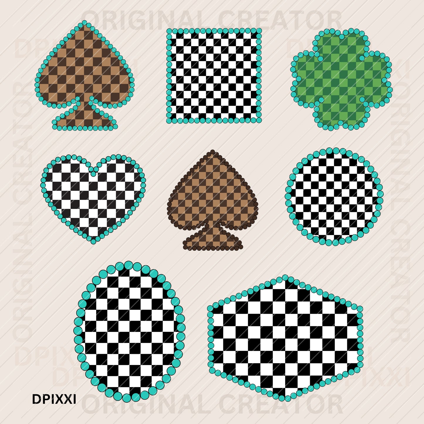 EDITABLE Turquoise Frame Bundle #402