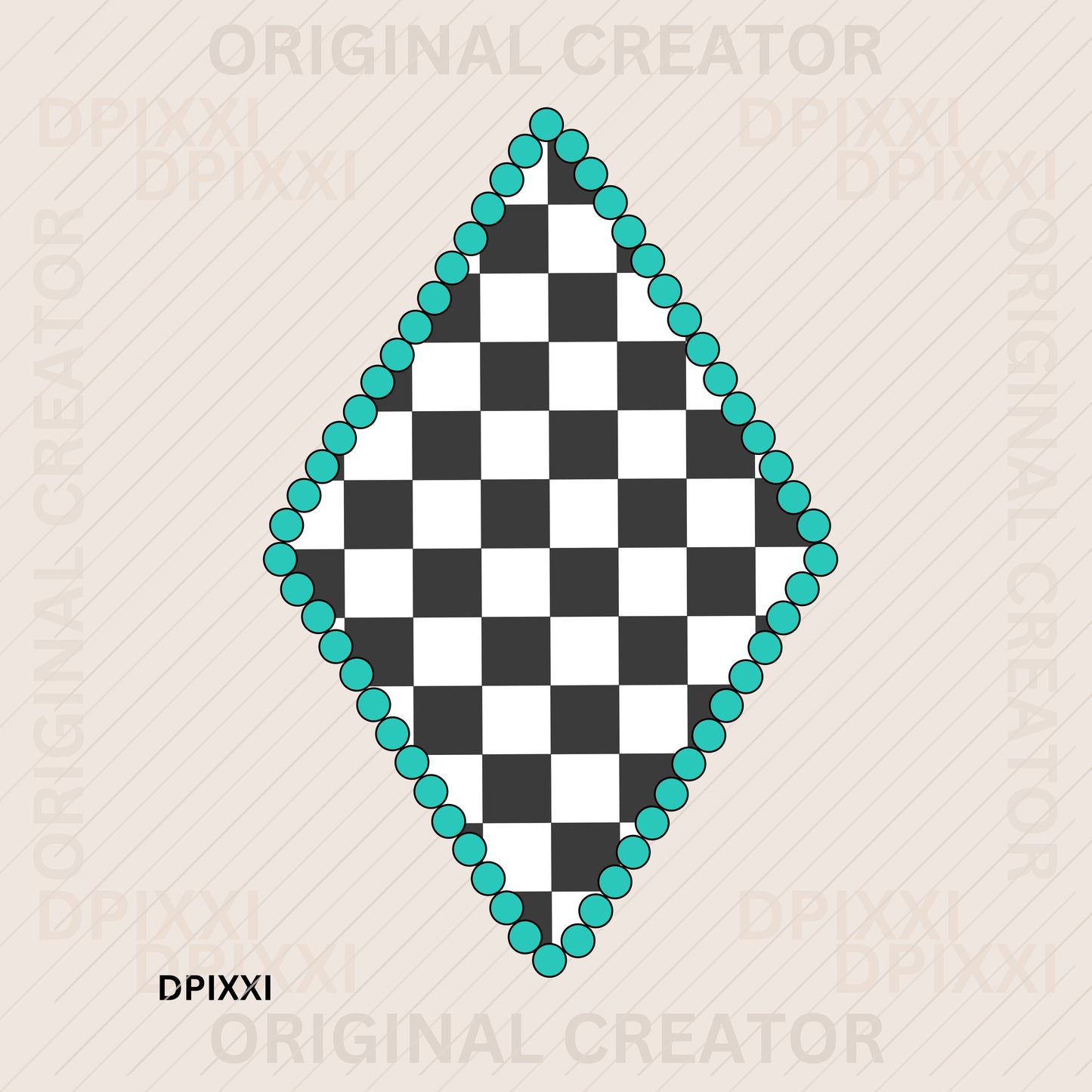 Turquoise Frame Digital Art Download #445