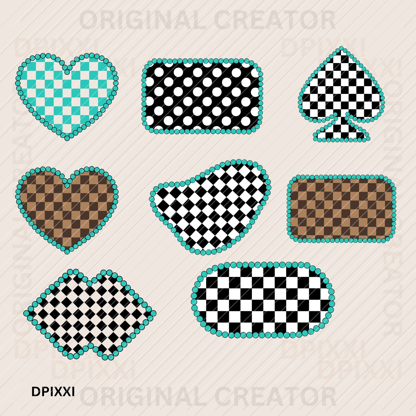 EDITABLE Turquoise Frame Bundle #402