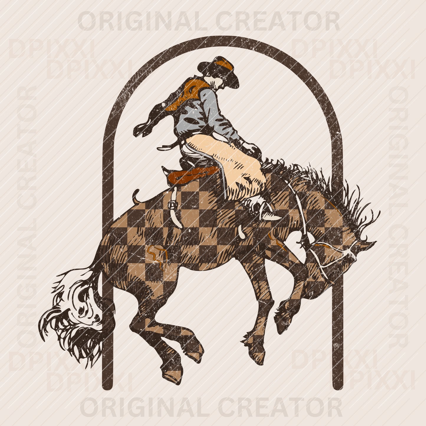 21 Bundle Checker Horse Cowboy