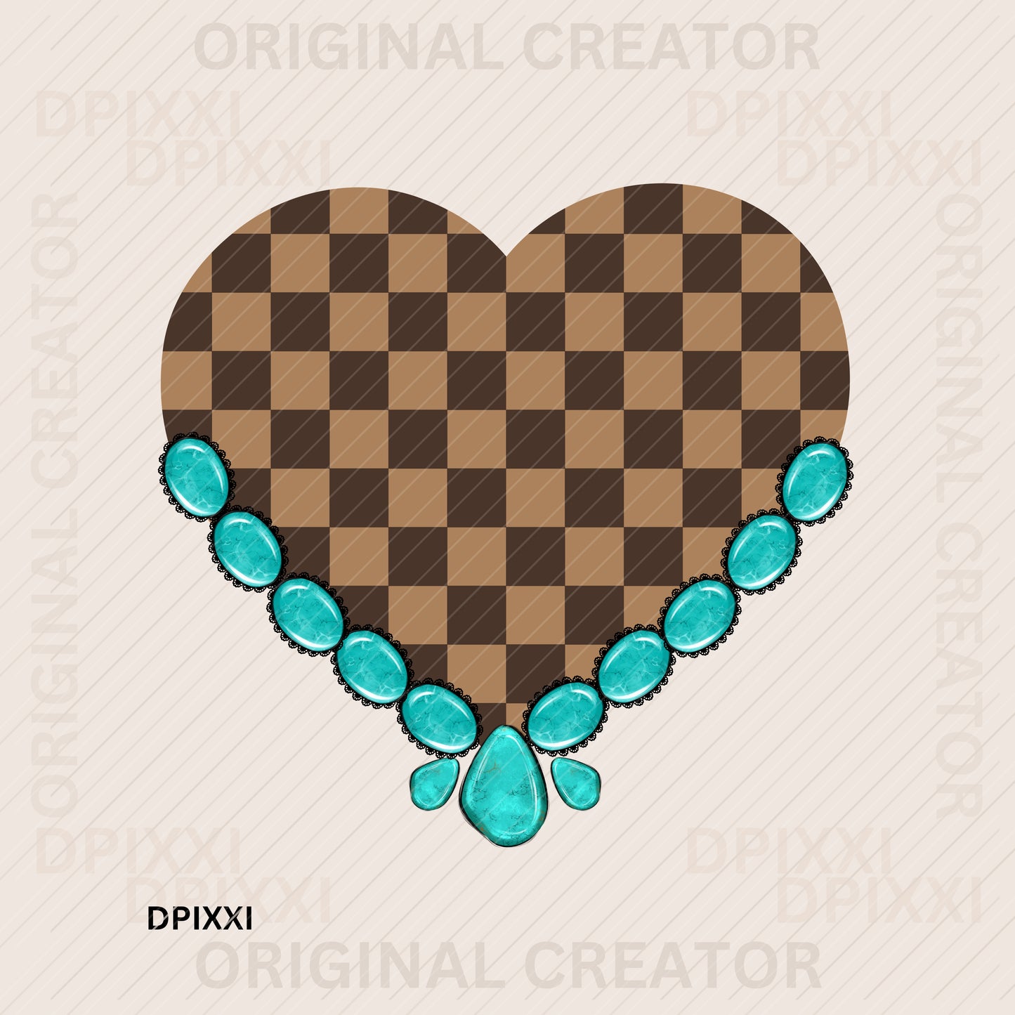 Turquoise Frame Digital Art Download #415