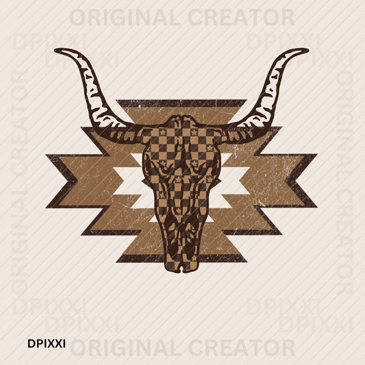 Aztec Bull Digital Art #227