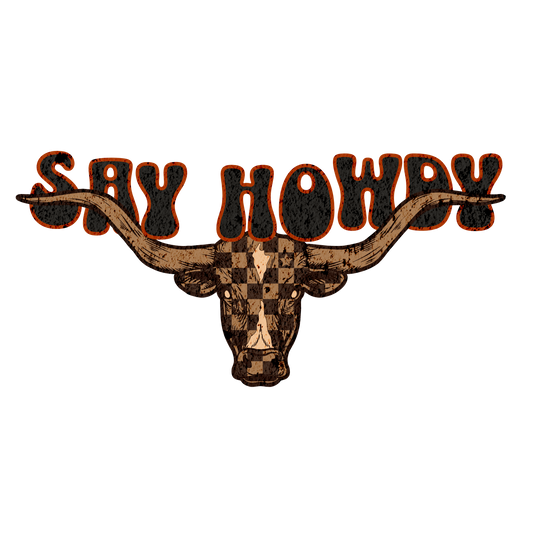 Say Howdy Bull Cow #217