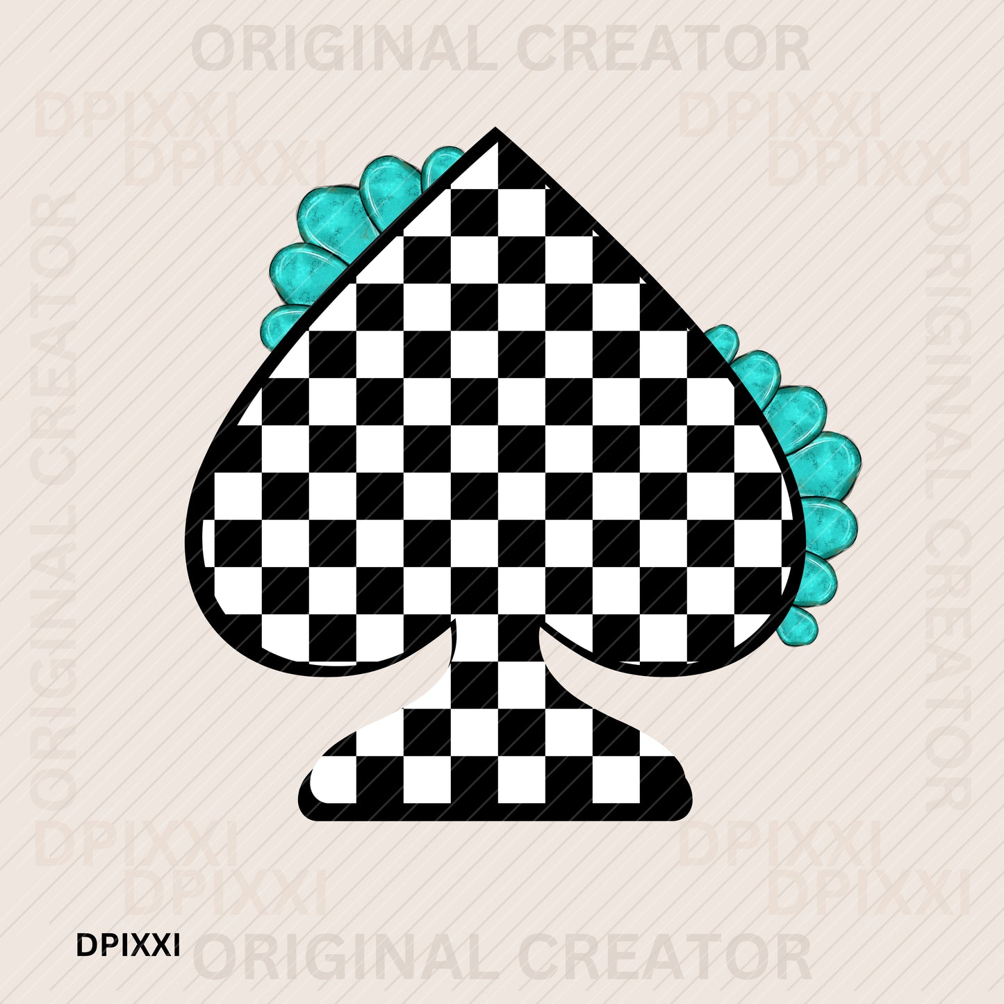 Turquoise Frame Digital Art Download #383