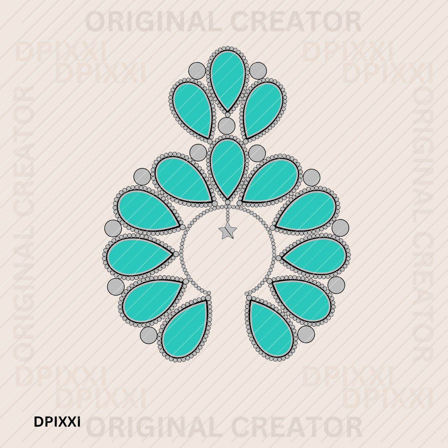 Turquoise Gemstone Digital Download #340
