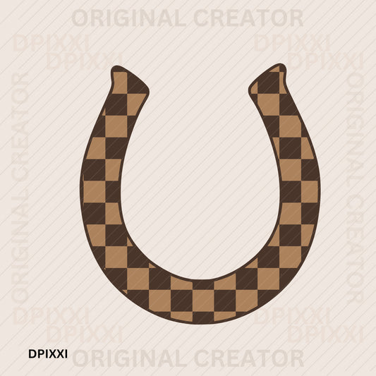 Checker Horseshoe #499