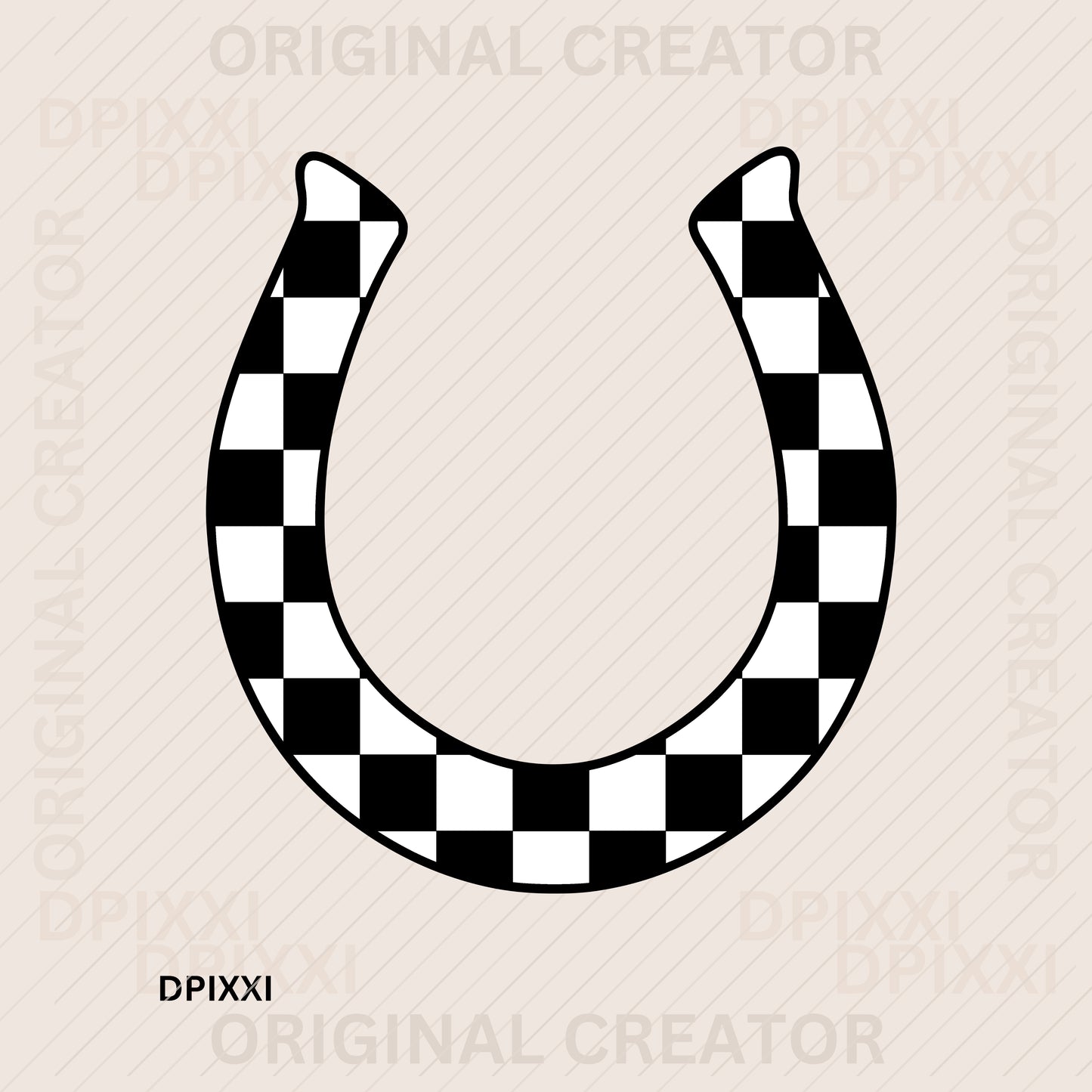 Checker Horseshoe #499