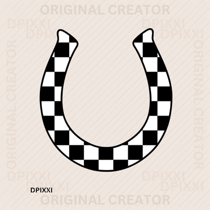 Checker Horseshoe #499