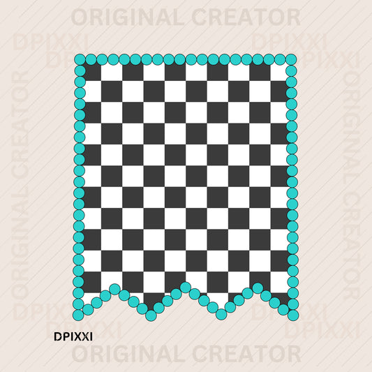 Turquoise Frame Digital Art Download #453