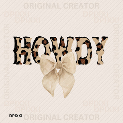 Howdy Bow Digital Download #305