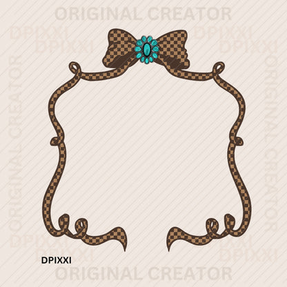 Bow Frame Digital Downloa #357