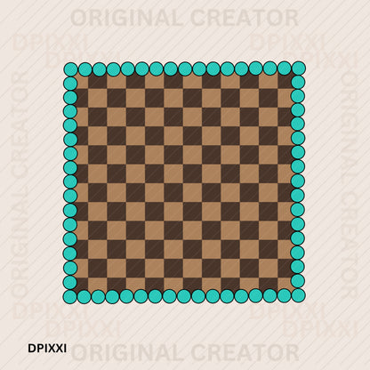 Checker Pattern Printable Art Frame Download #114
