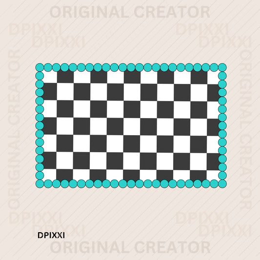 Turquoise Frame Digital Art Download #450