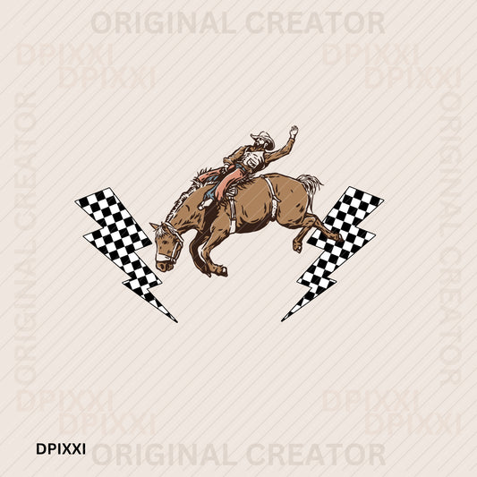 Thunder Cowboy Wall Art #55