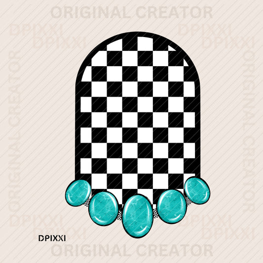Turquoise Frame Digital Art Download #409