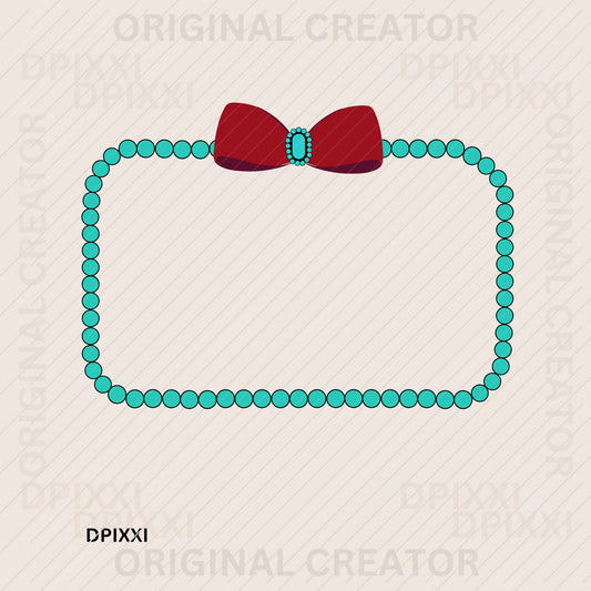 Turquoise Frame Digital Art Download #478