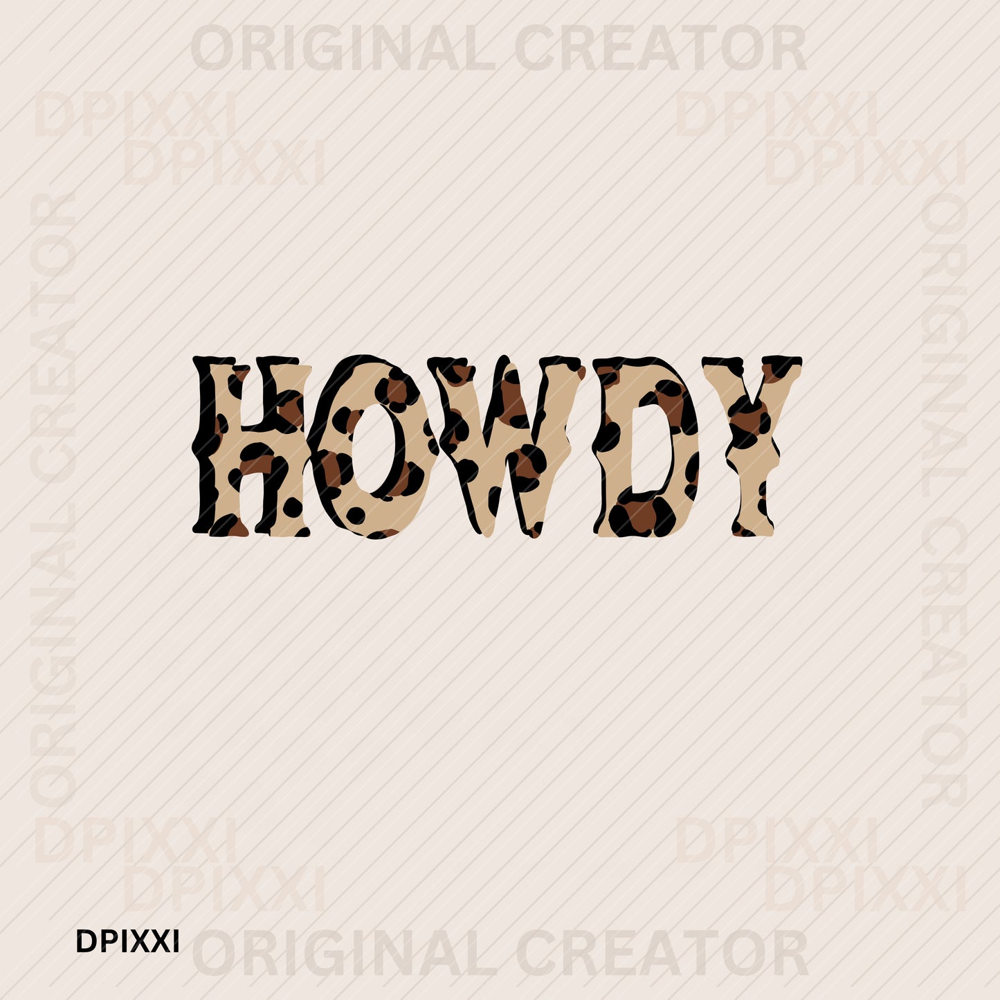 Howdy Bow Digital Download #305